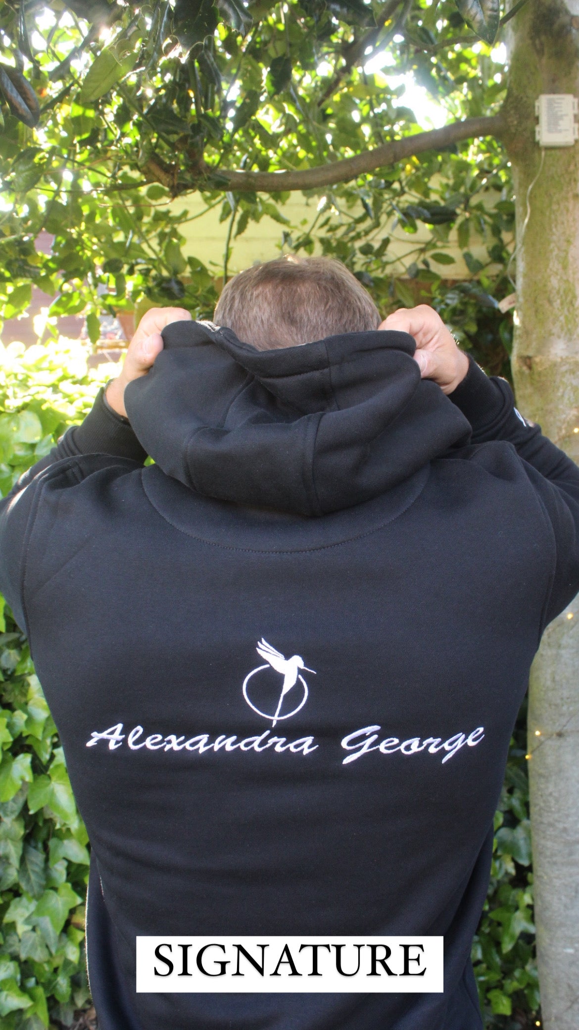 Zip up heavy hoodie
