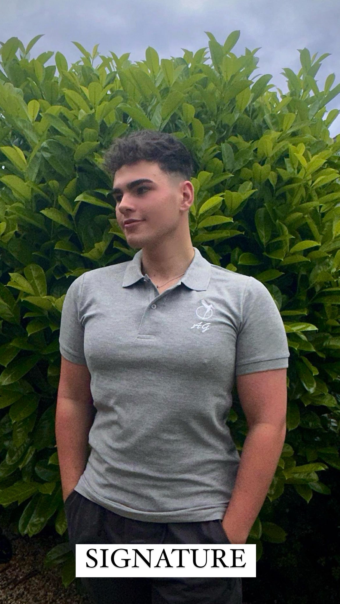 Pique polo shirt