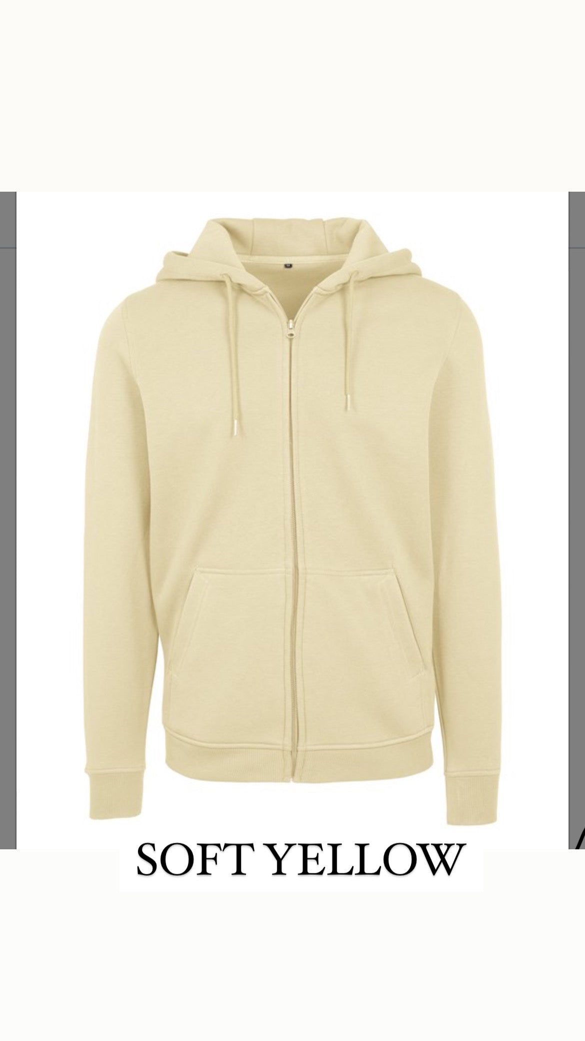 Zip up heavy hoodie