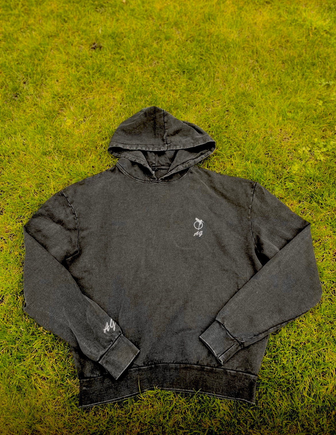 Acid washed oversize hoodie
