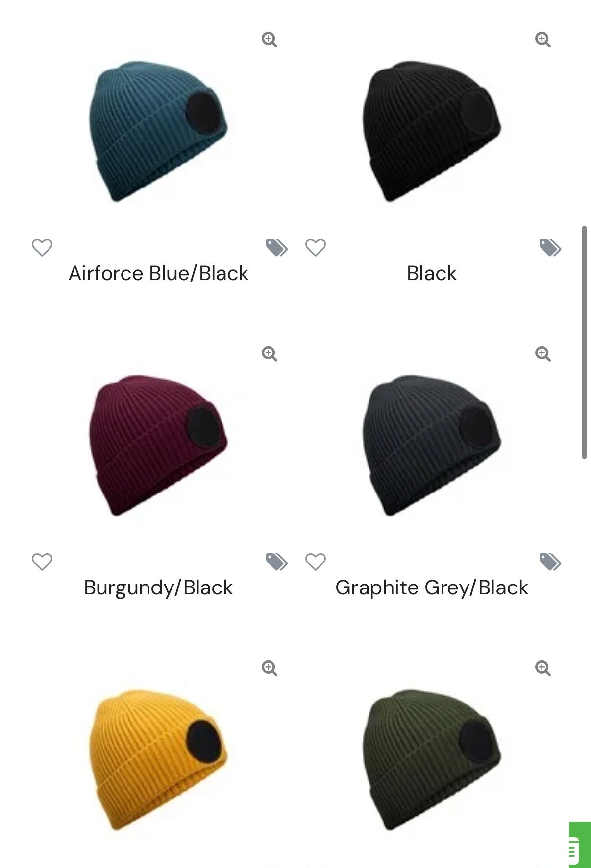 Alexandra George circular fashion beanie