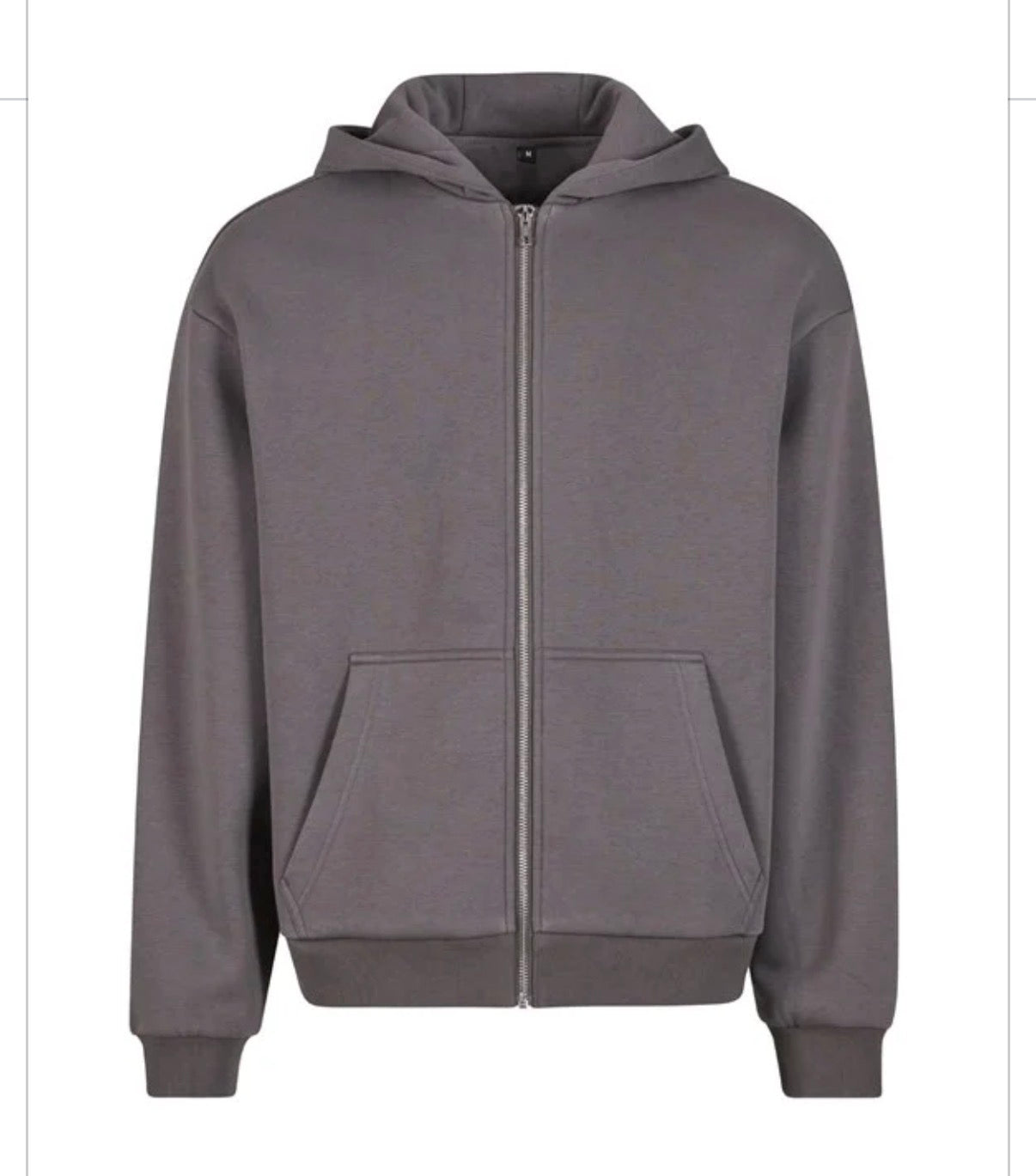 Fluffy zip-up hoodie