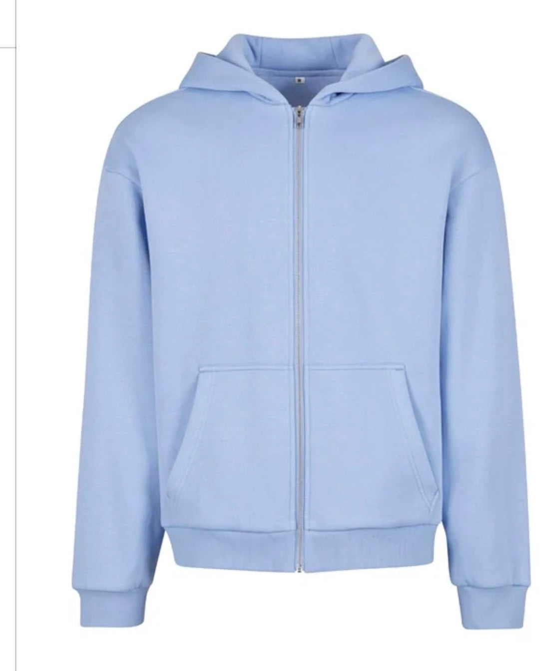 Fluffy zip-up hoodie