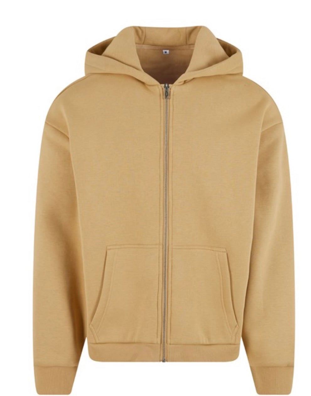 Fluffy zip-up hoodie